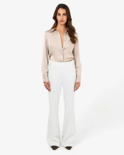 Belmore Crepe Flared Pants