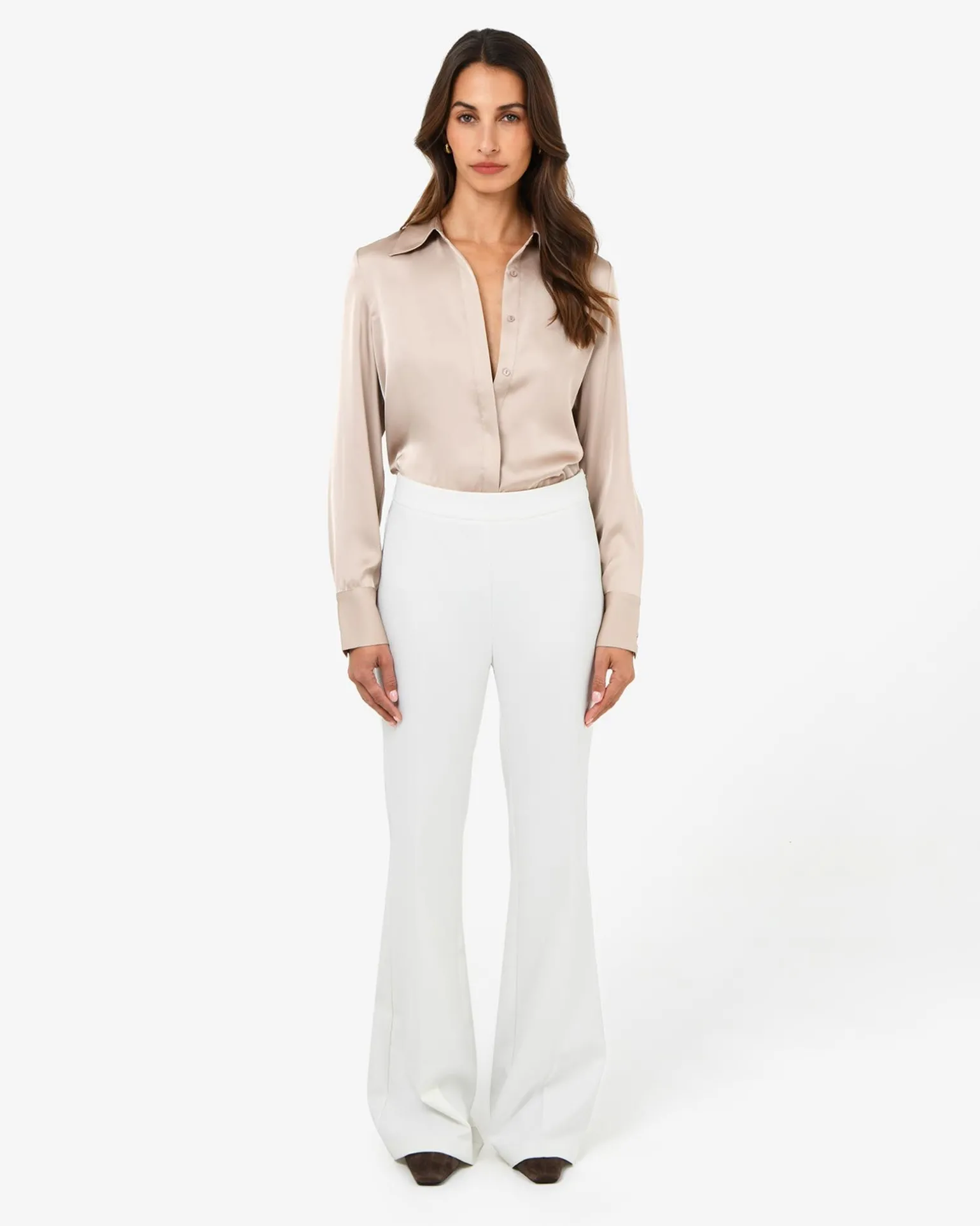 Belmore Crepe Flared Pants