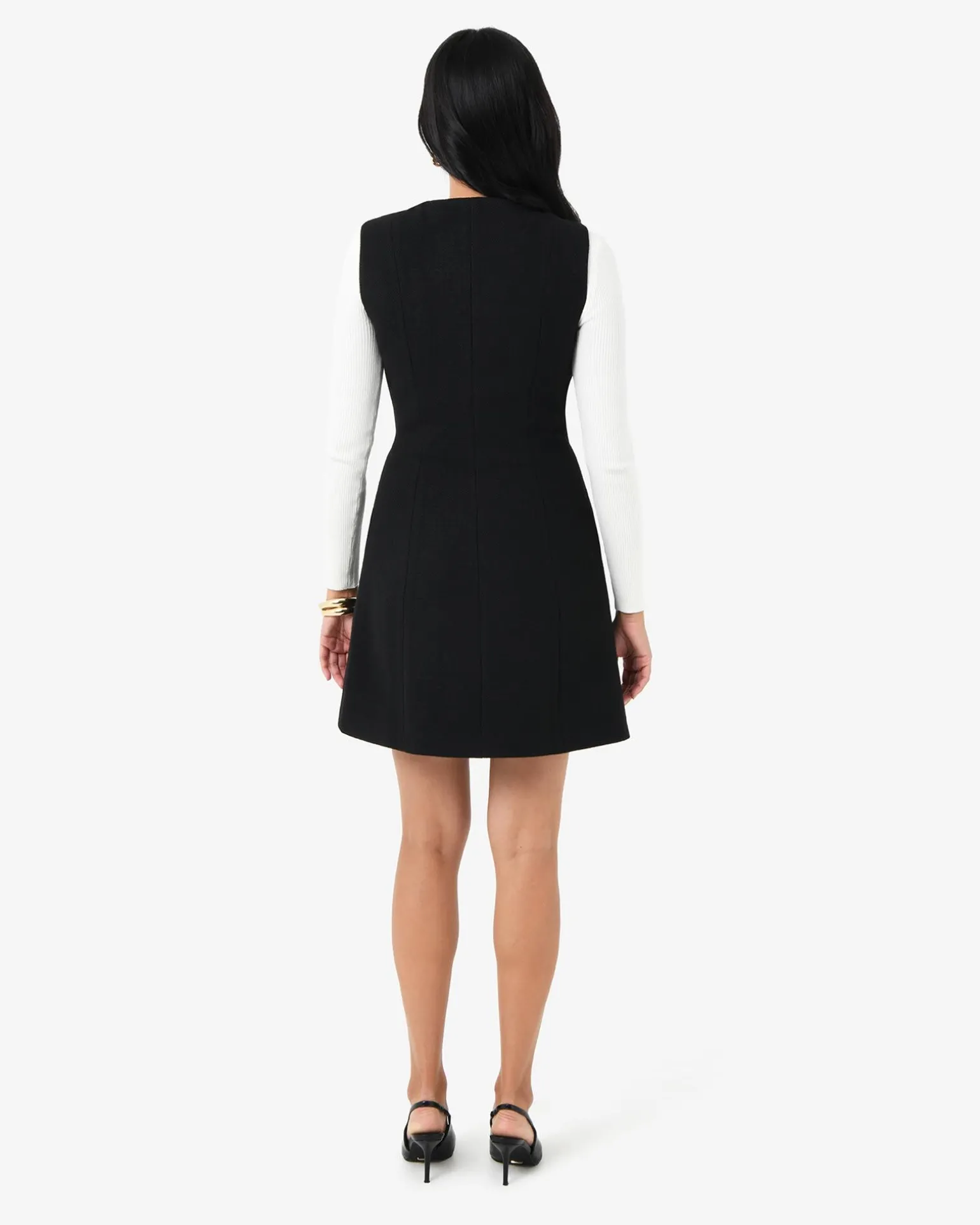 Beth Asymmetric Mini Dress