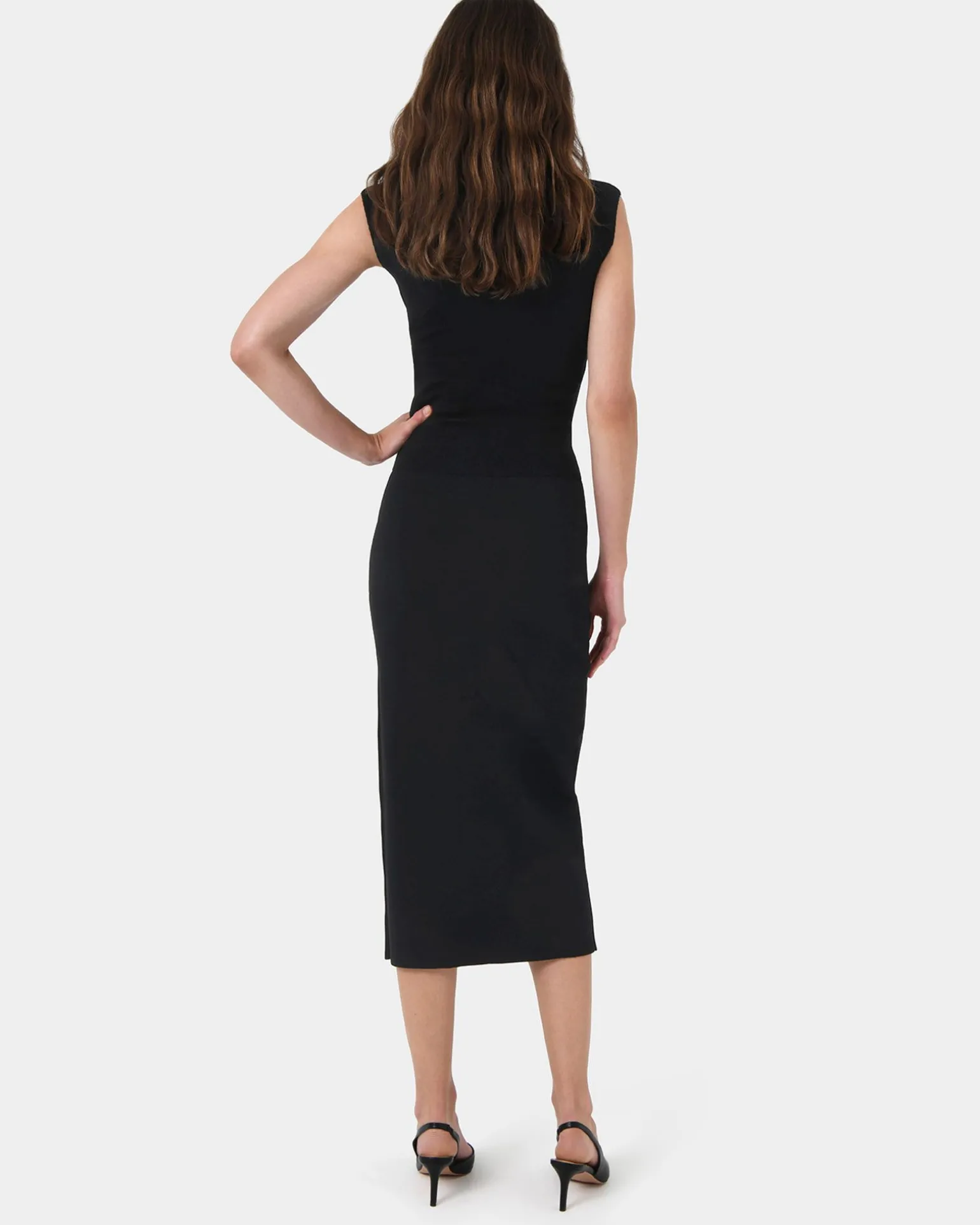 Betty Knit Split Skirt