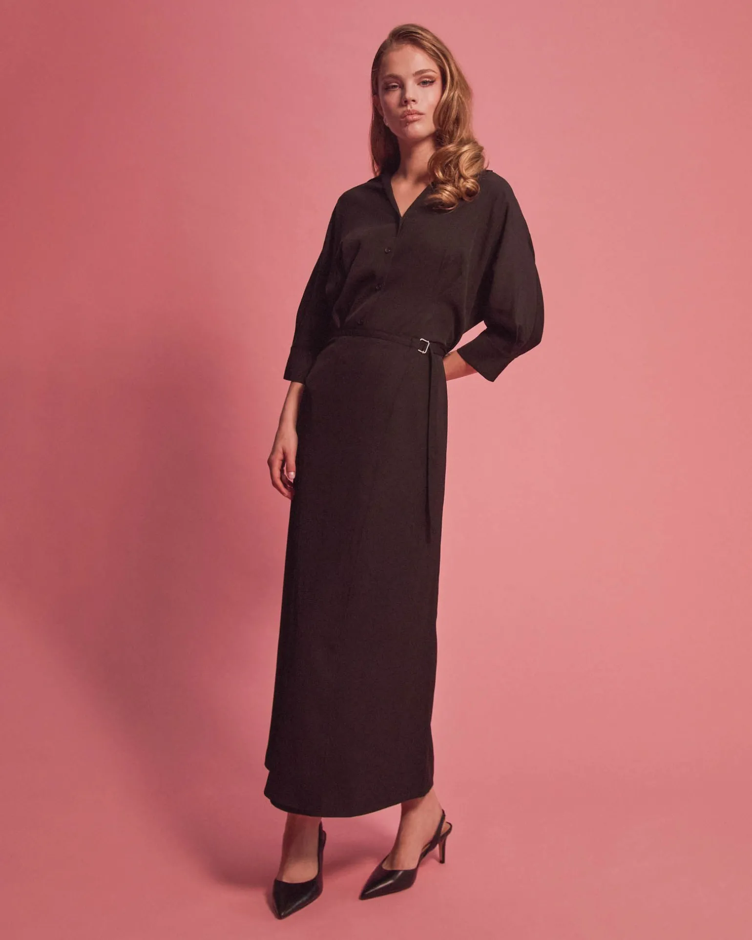 Betty Wrap Tie Dress
