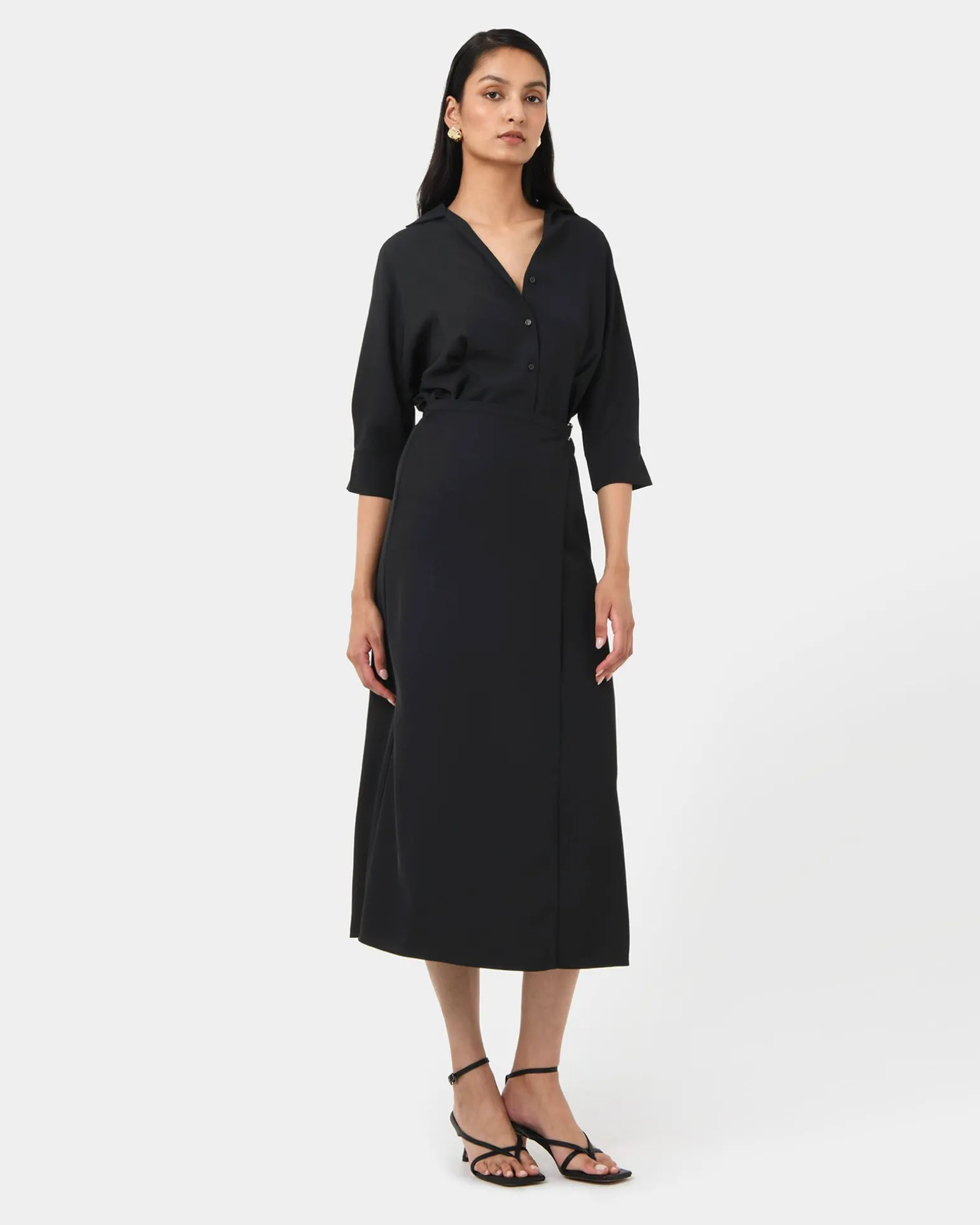 Betty Wrap Tie Dress