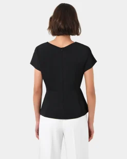 Bonnie Gathered Peplum Top