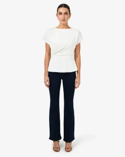 Bonnie Gathered Peplum Top