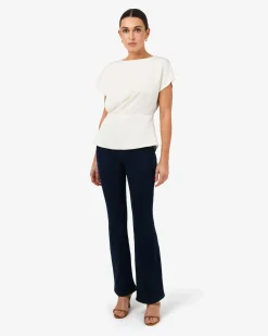 Bonnie Gathered Peplum Top