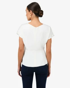 Bonnie Gathered Peplum Top