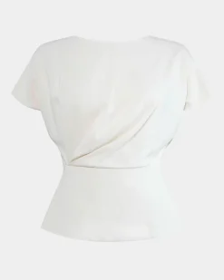 Bonnie Gathered Peplum Top