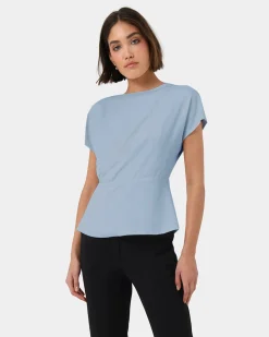Bonnie Gathered Peplum Top