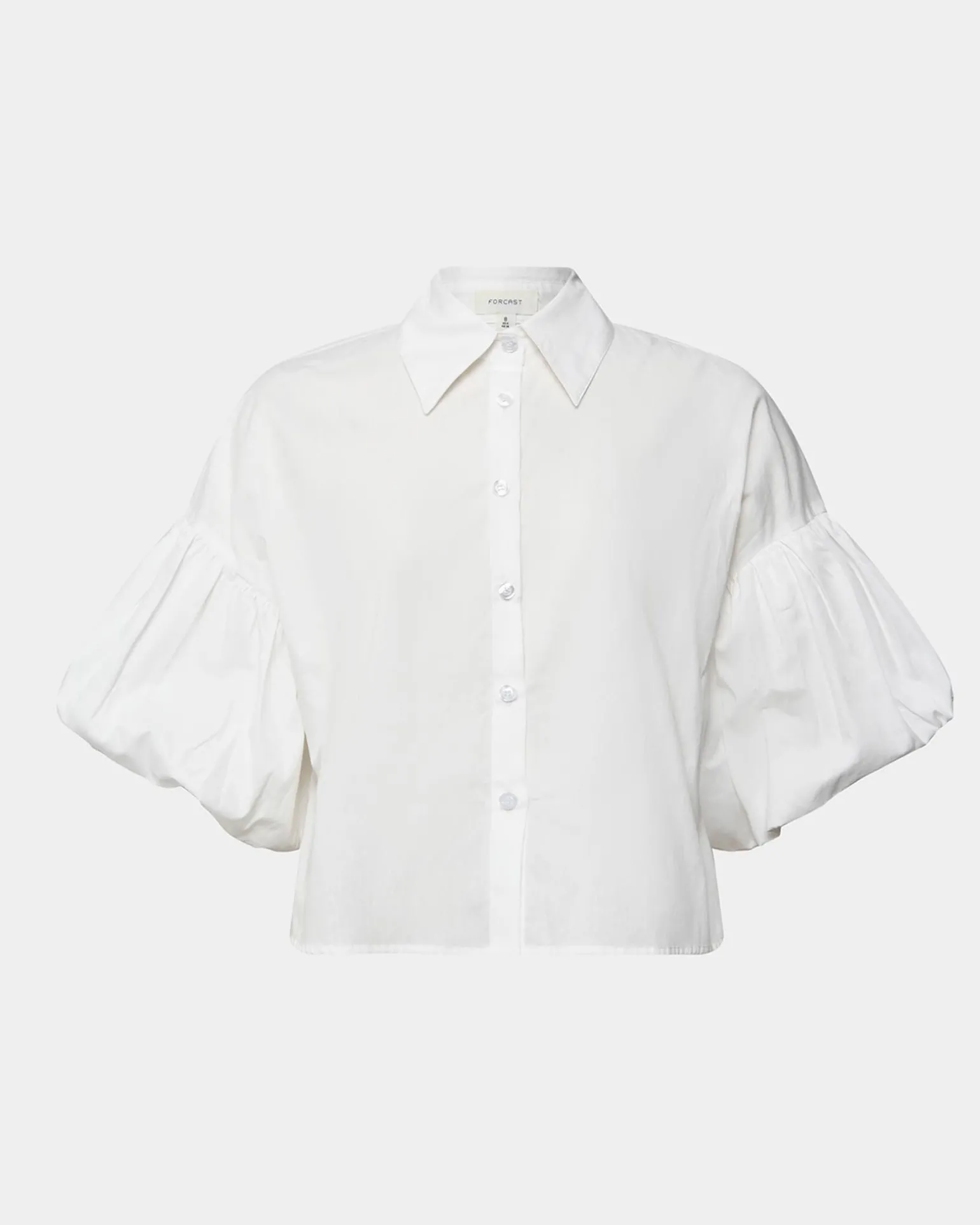 Cali Puff Sleeve Crop Shirt