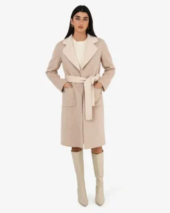 Camille Wool Tie Coat