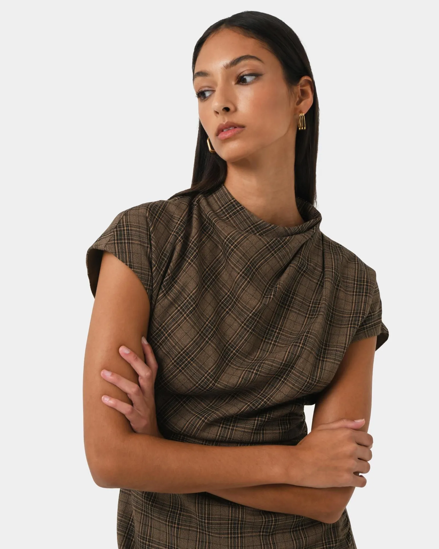 Candice Ruched Mini Dress