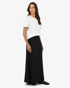 Caris Flared Maxi Skirt