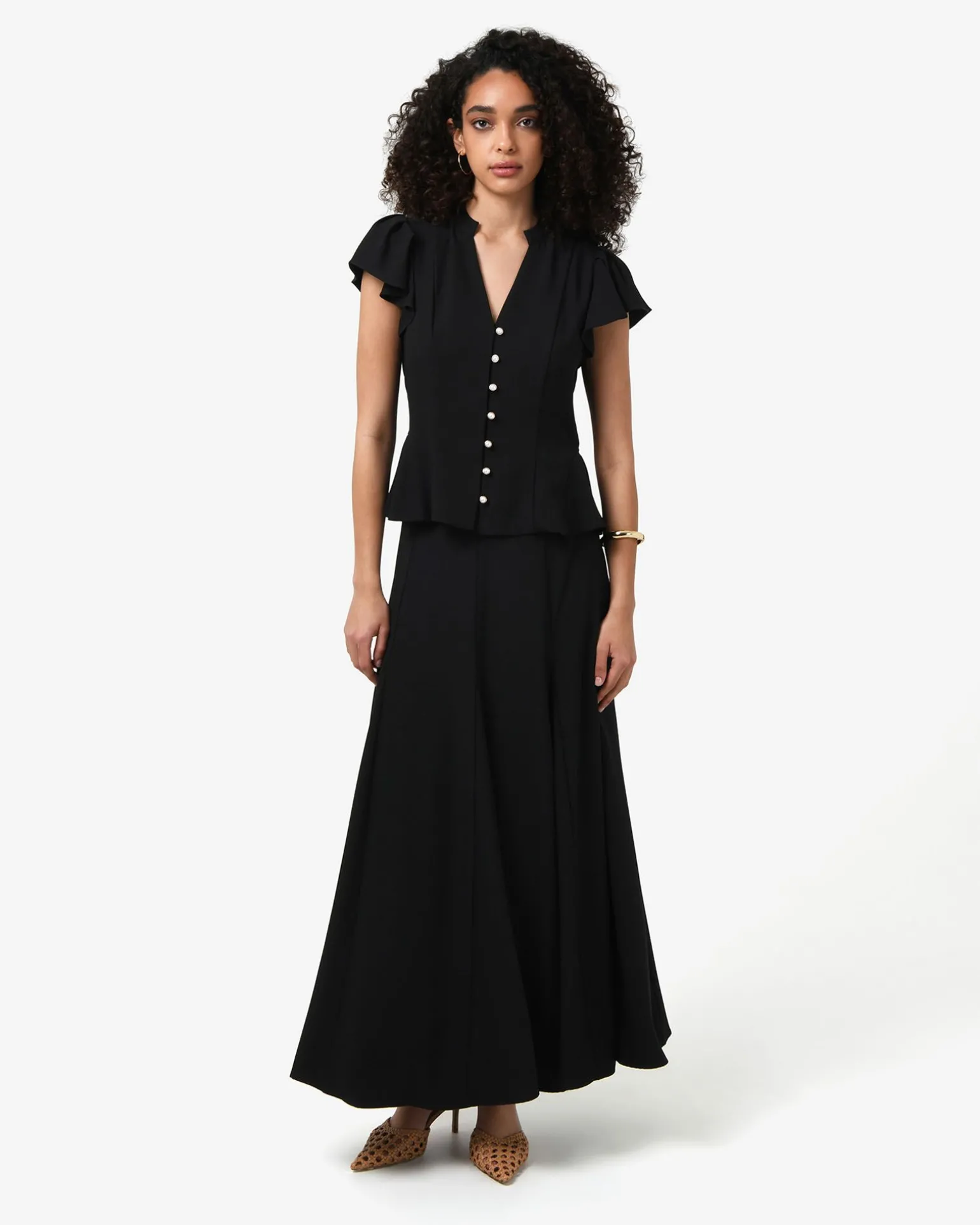 Carissa Gathered Sleeve Top