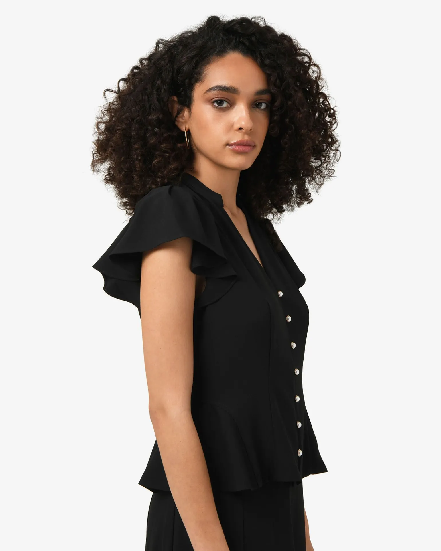 Carissa Gathered Sleeve Top