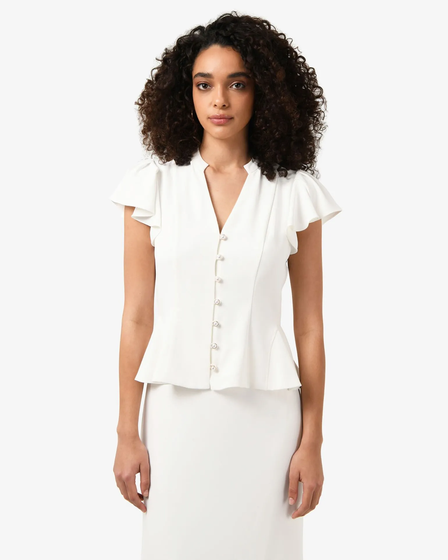 Carissa Gathered Sleeve Top