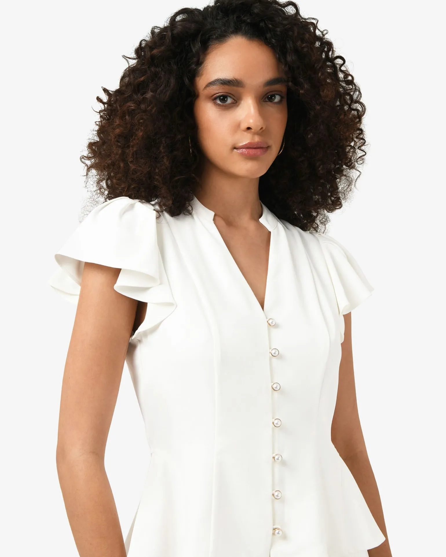 Carissa Gathered Sleeve Top