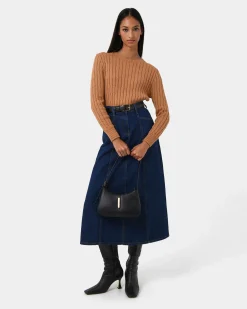 Carmen Panel Denim Skirt
