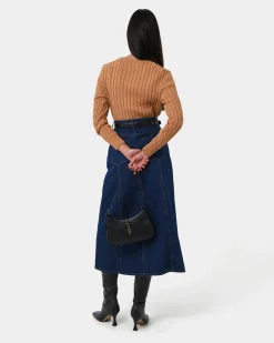 Carmen Panel Denim Skirt