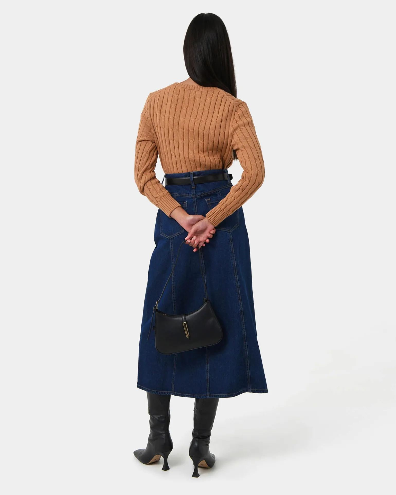 Carmen Panel Denim Skirt
