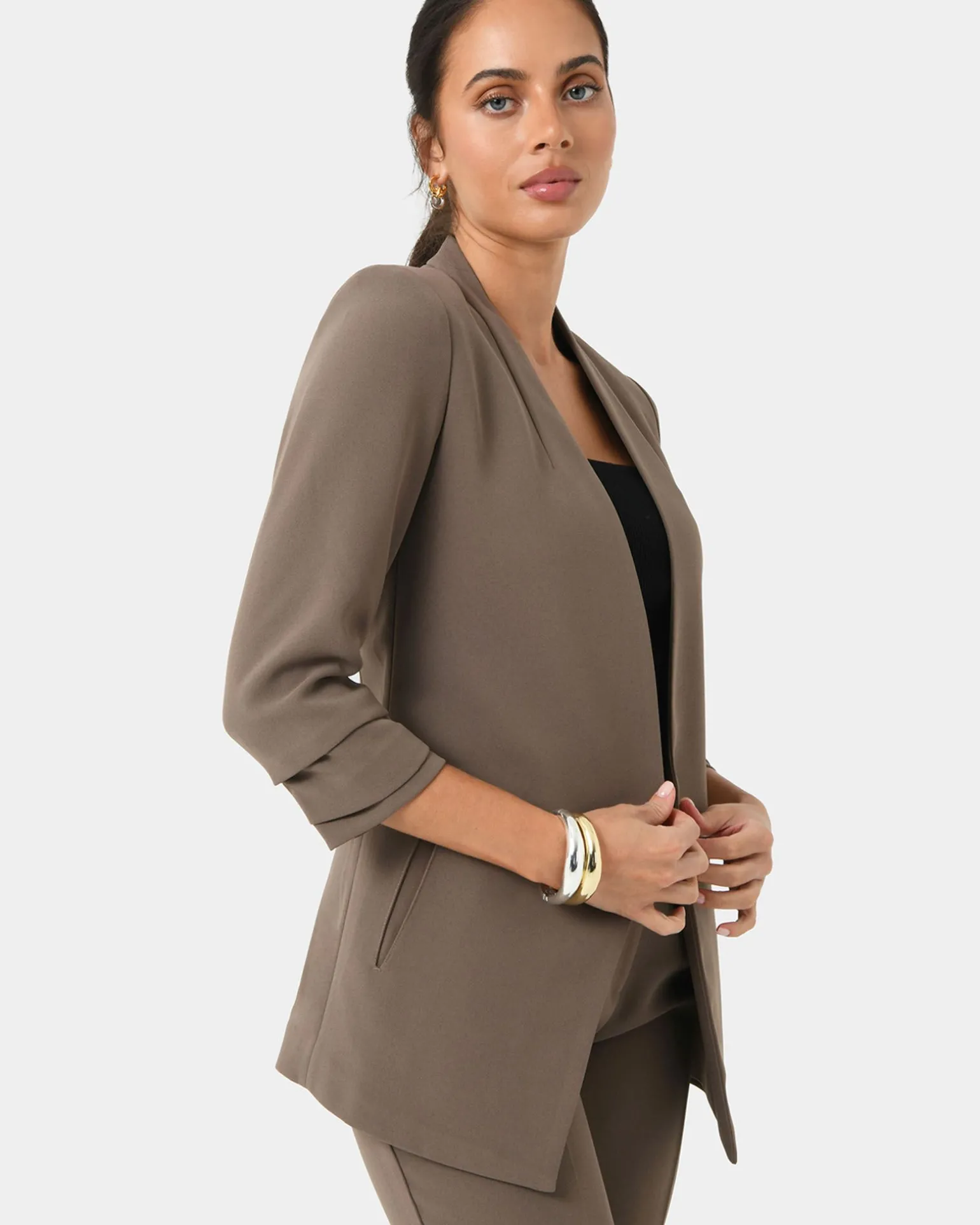 Carter 2 Collarless Blazer