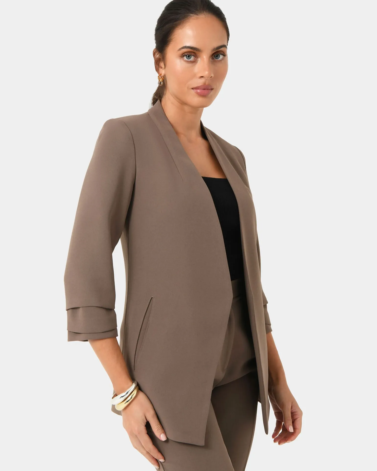Carter 2 Collarless Blazer