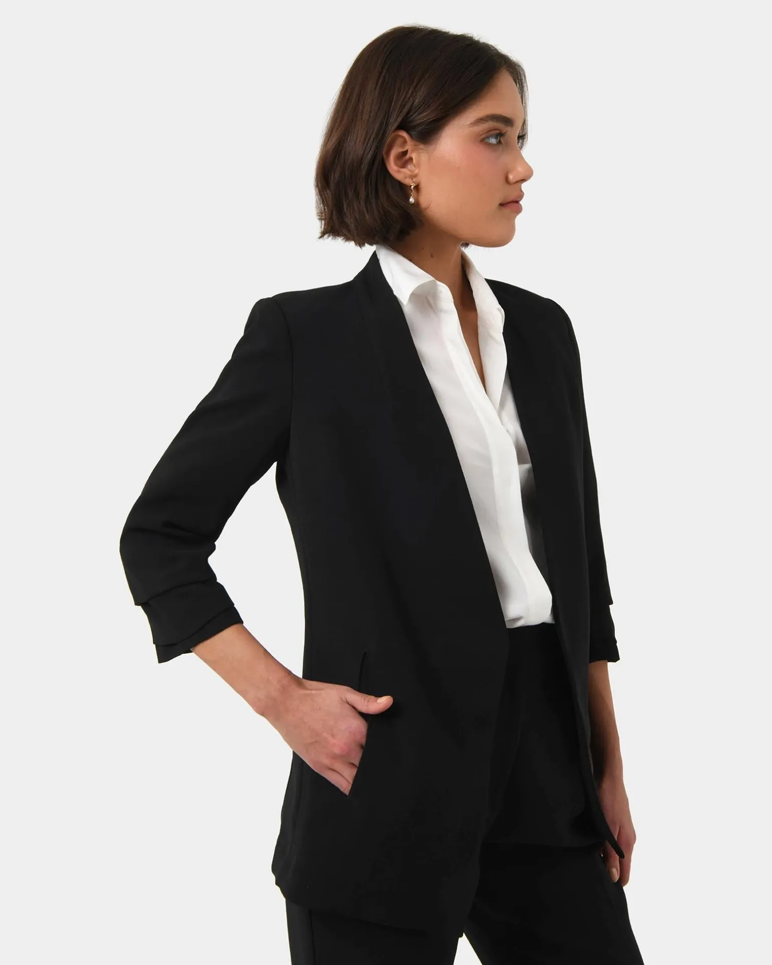 Carter 2 Collarless Blazer