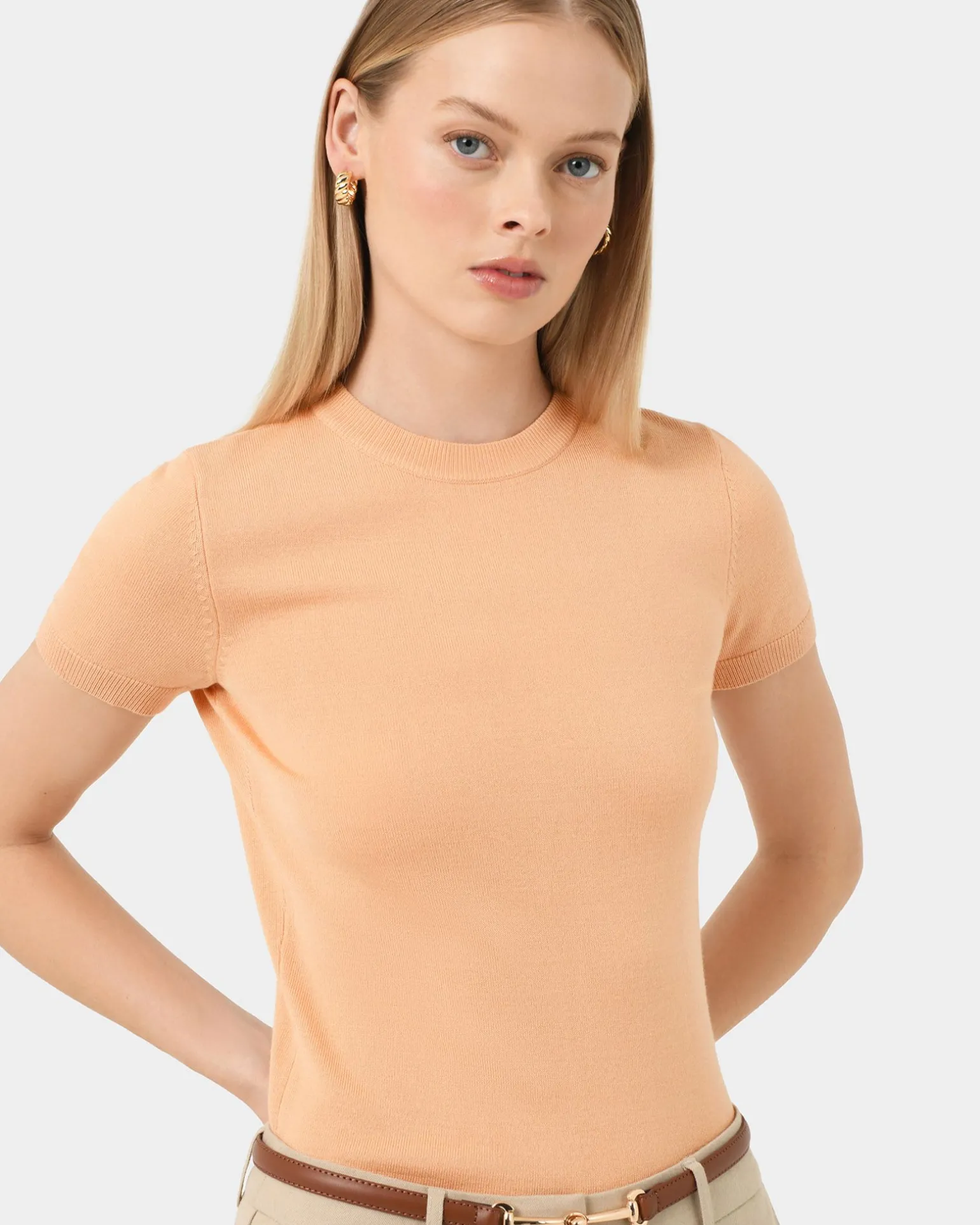 Catherine Short Sleeve Knit