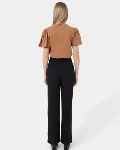 Cayla Gathered Sleeve Tee