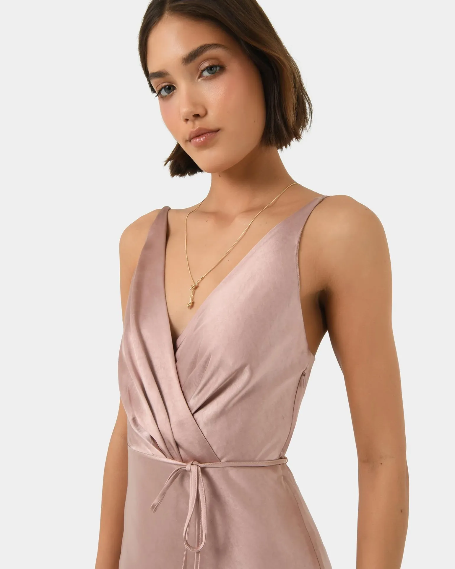 Cherish Tie-waist Midi Dress