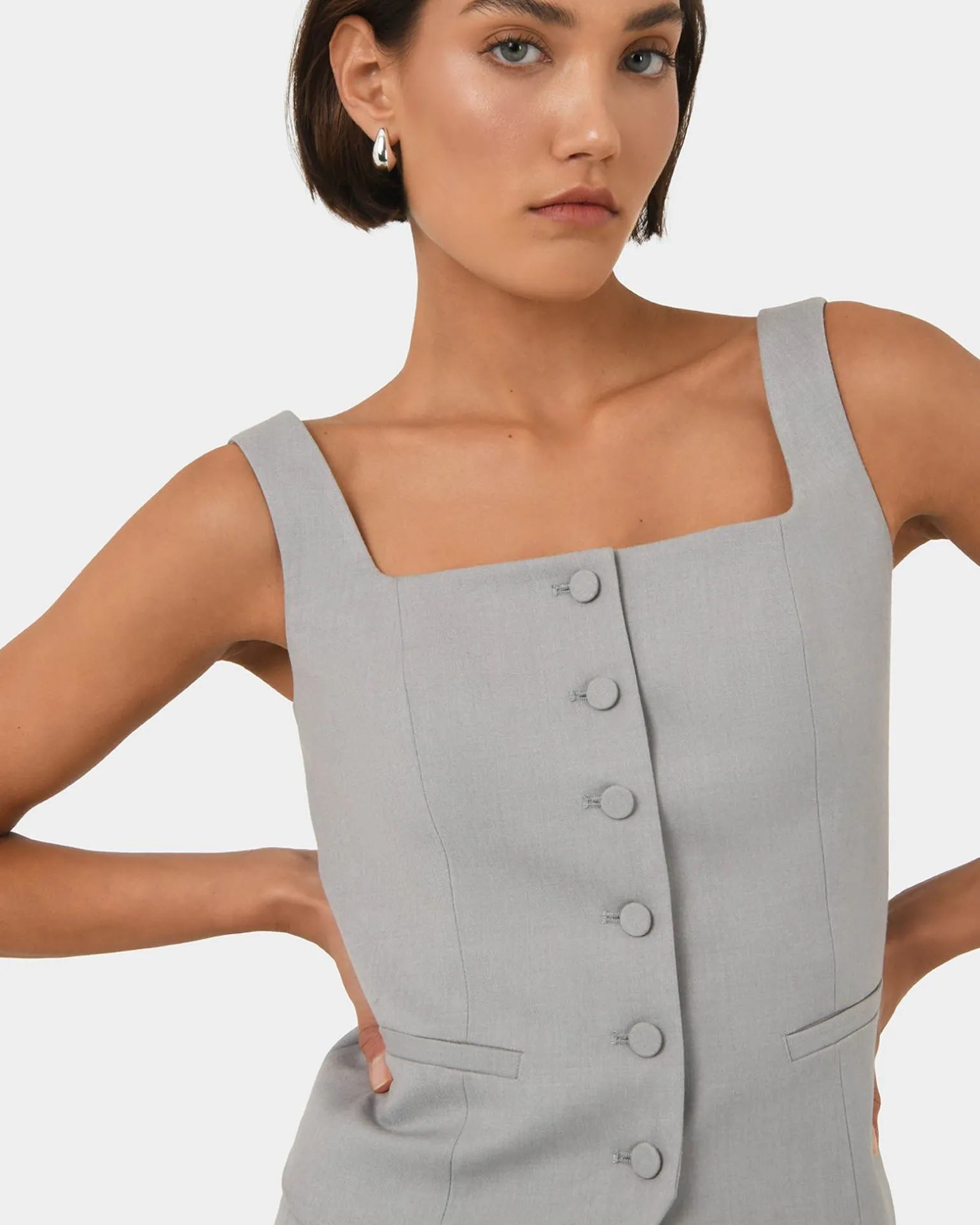 Chloe Square Neck Vest