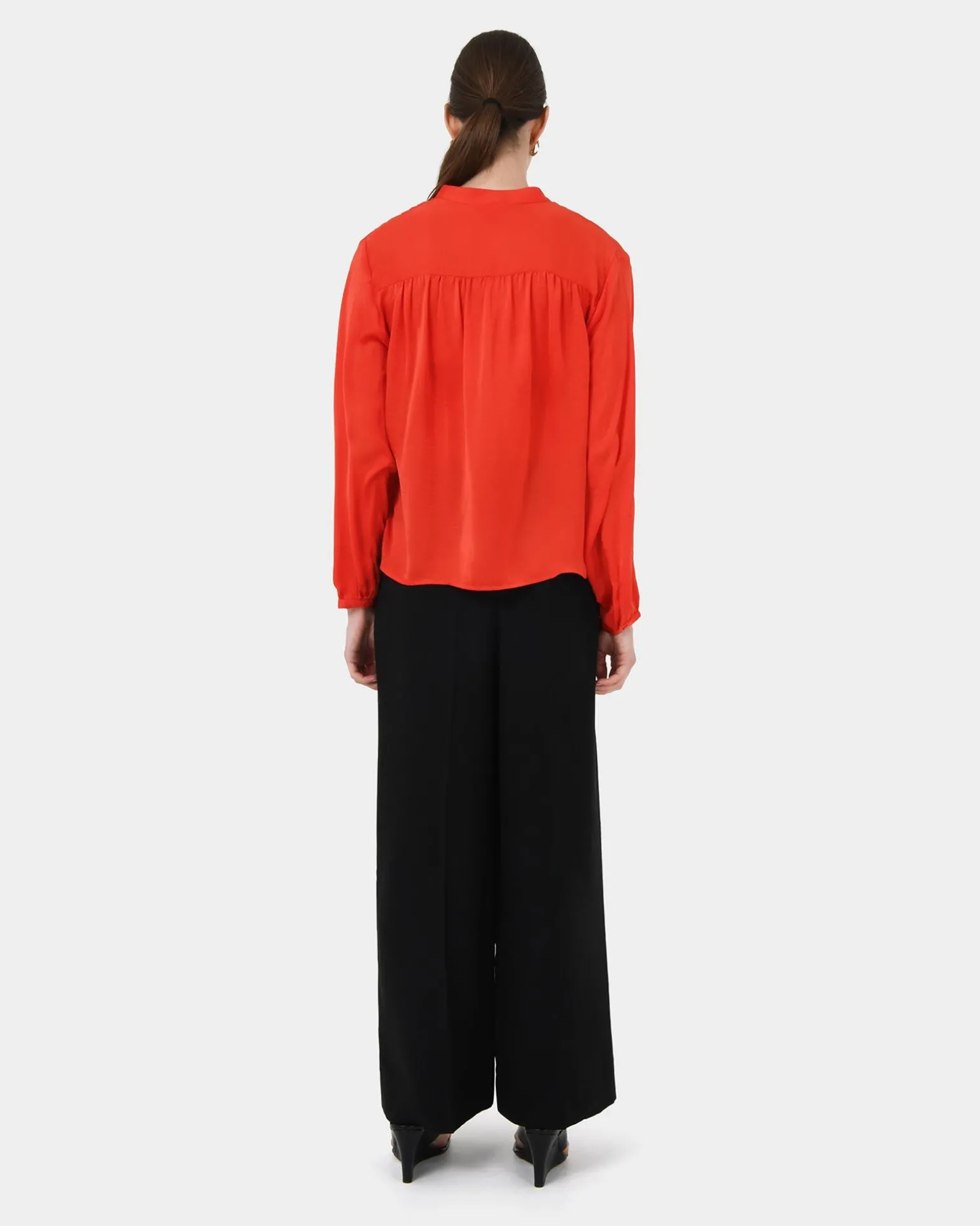 Claire V-neck Blouse