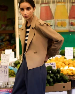 Collins Cropped Trench Coat