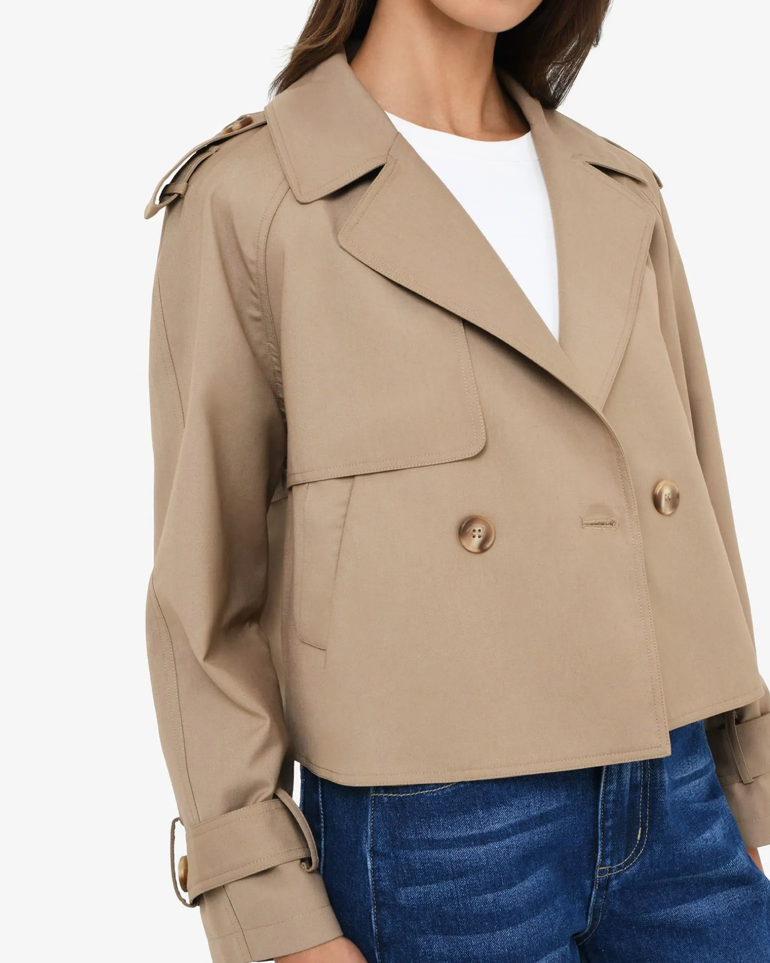 Collins Cropped Trench Coat
