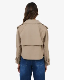 Collins Cropped Trench Coat