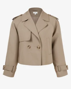 Collins Cropped Trench Coat