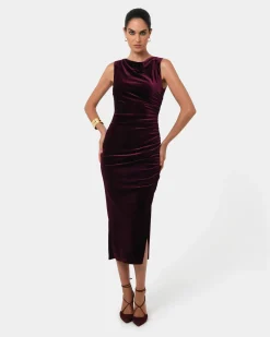 Cory Drape Midi Dress