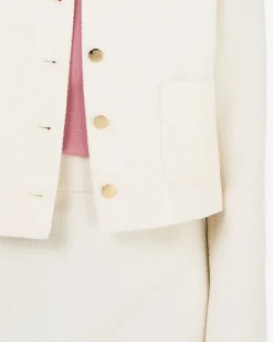 Cynthia Crop Tweed Jacket