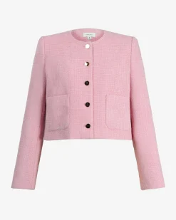 Cynthia Crop Tweed Jacket