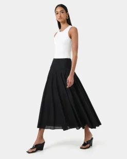 Deb Cotton Midi Full Skirt
