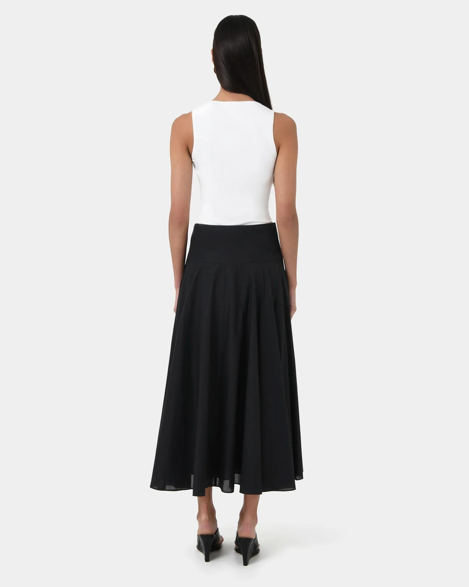 Deb Cotton Midi Full Skirt