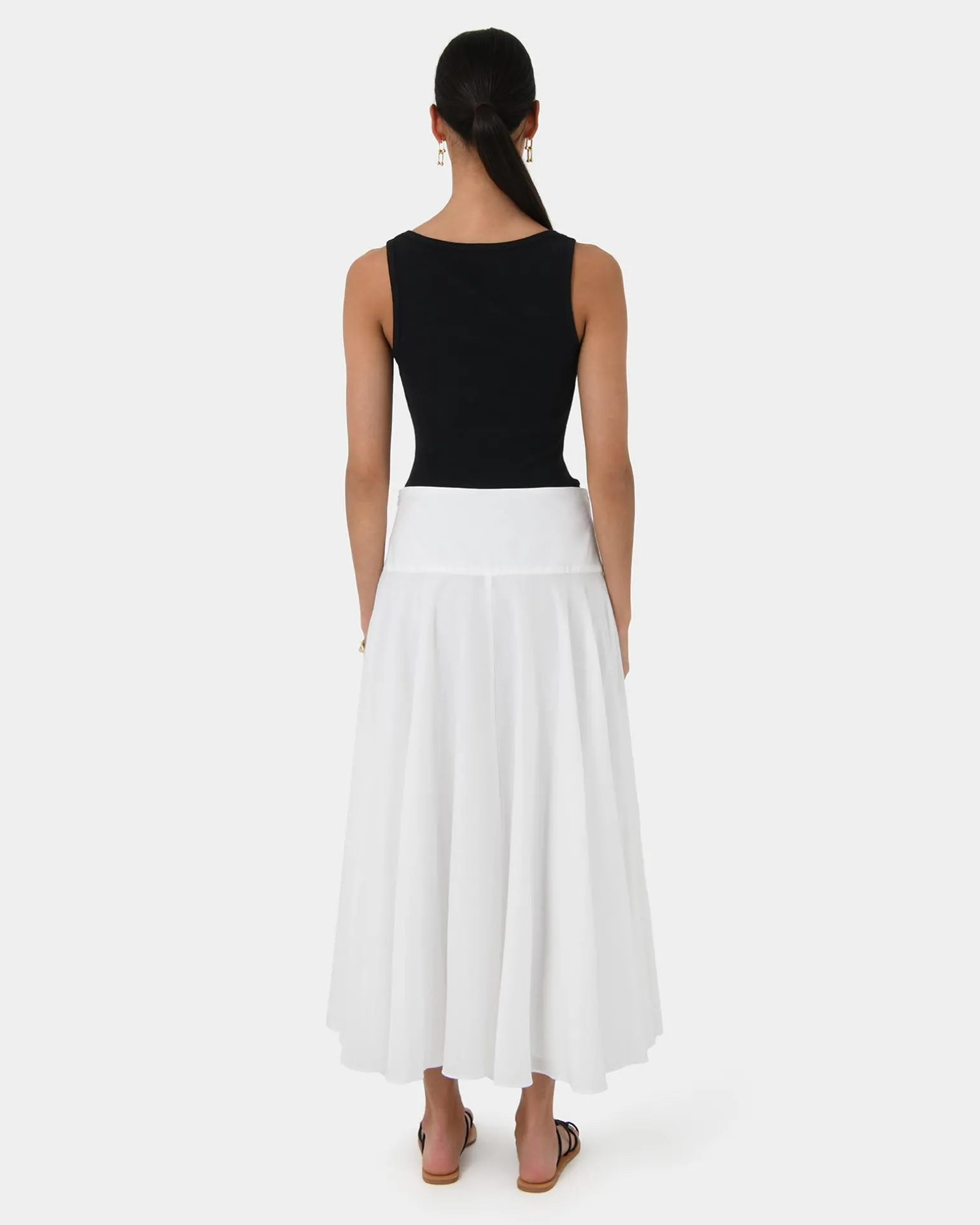 Deb Cotton Midi Full Skirt