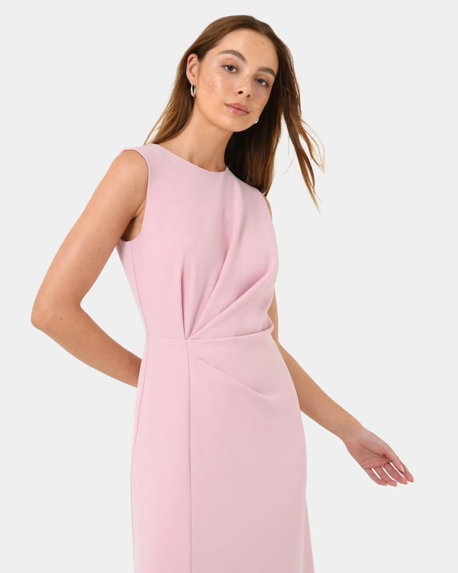 Demi Ruched Midi Dress