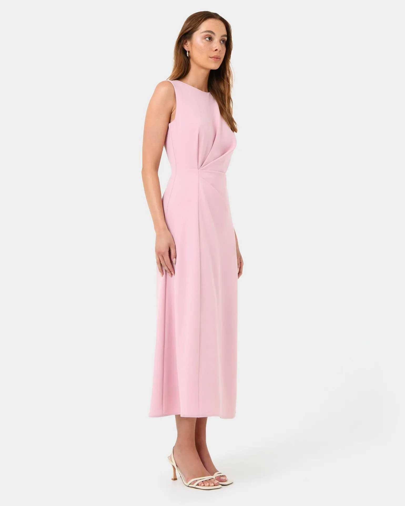 Demi Ruched Midi Dress