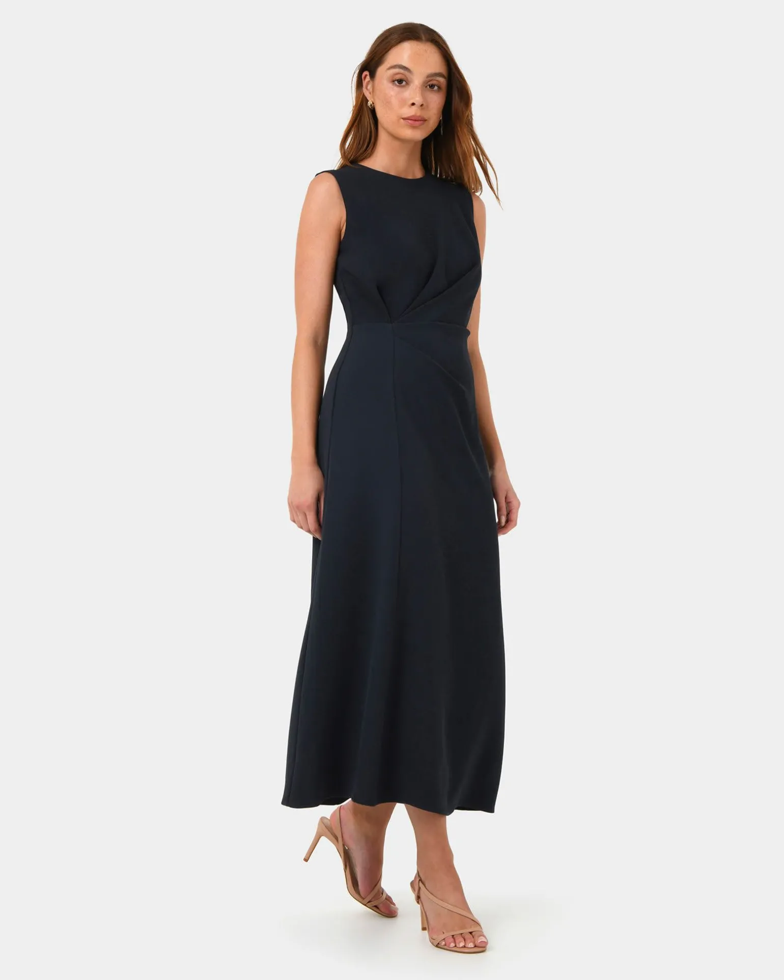 Demi Ruched Midi Dress