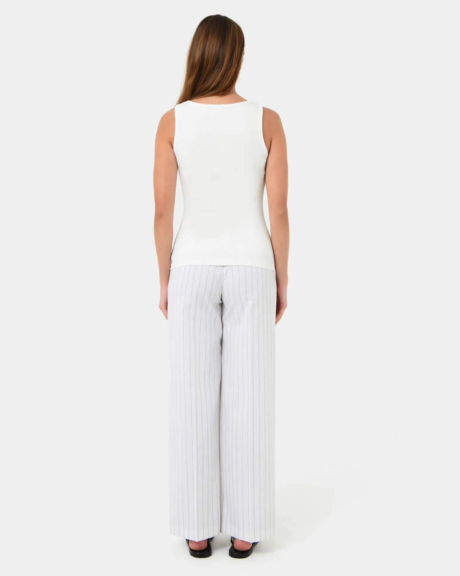 Devin Ribbed Singlet Top