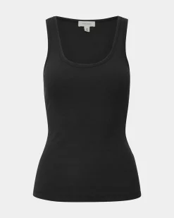 Devin Ribbed Singlet Top