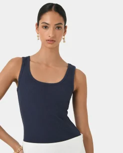 Devin Ribbed Singlet Top
