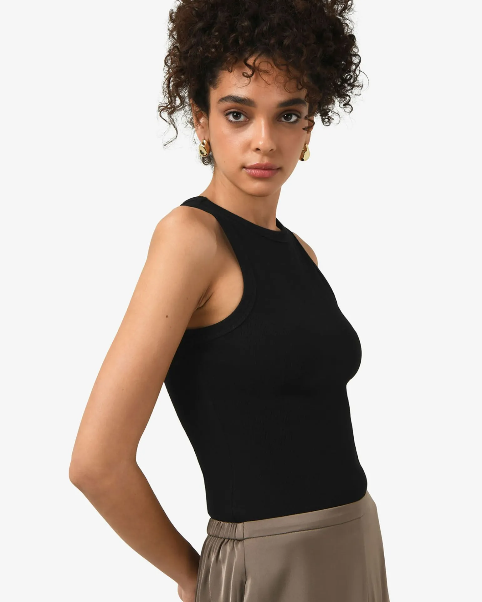 Devon Cotton Blend Singlet