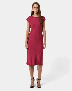 Dulce Satin Midi Dress