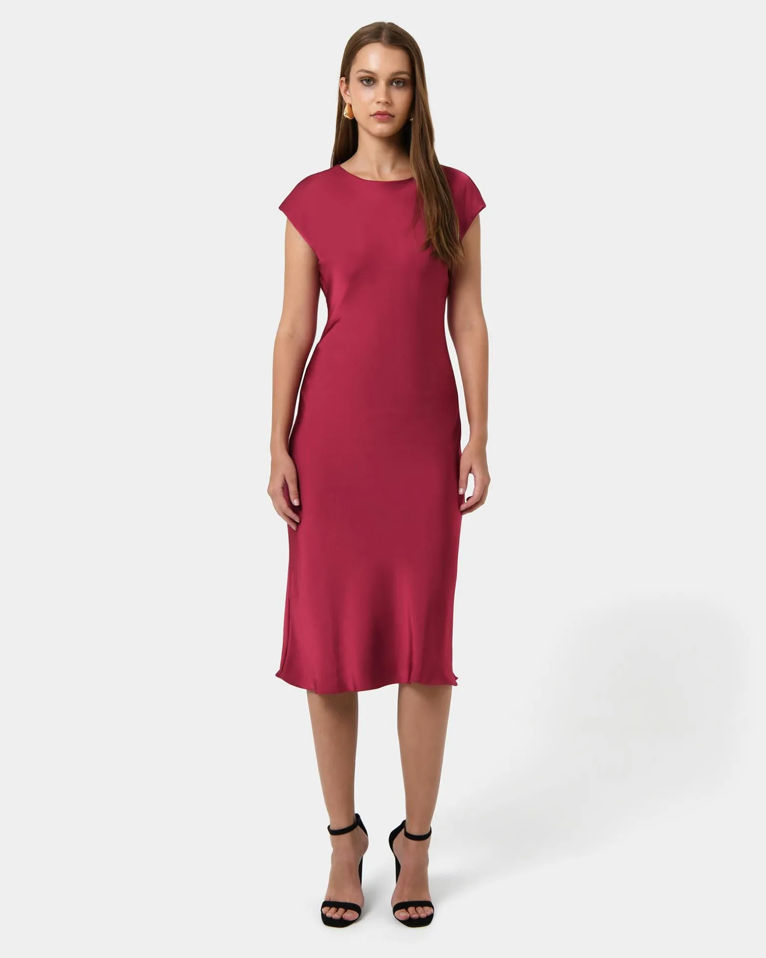 Dulce Satin Midi Dress